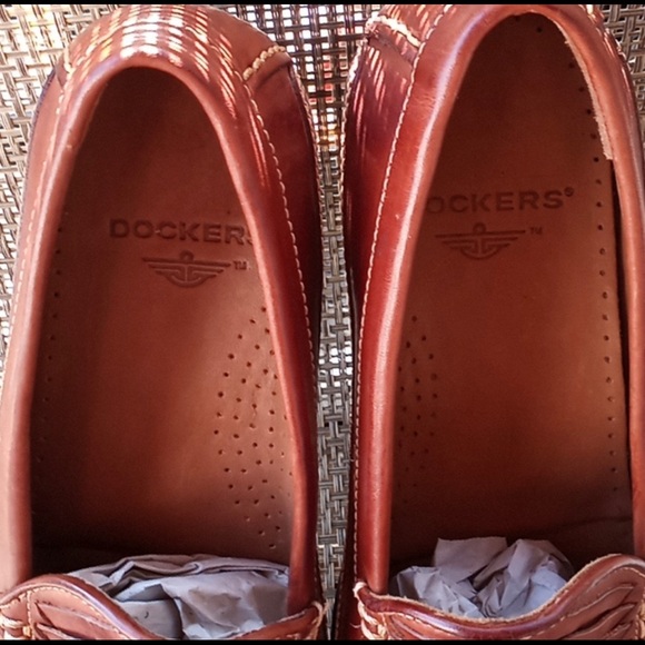 DOCKERS Basket Weave Slip On Loafers - Picture 3 of 3